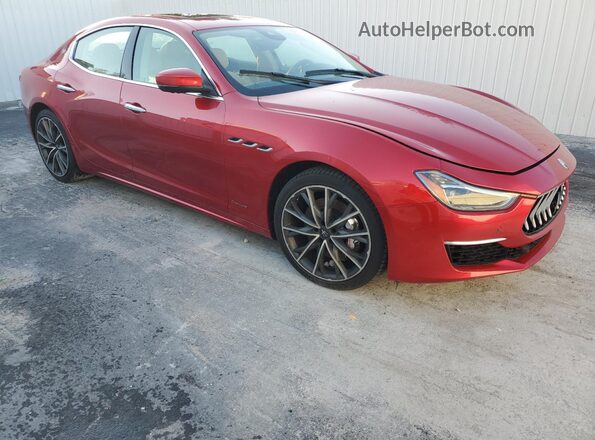 ZAM57YSL2K1336152 2019 MASERATI GHIBLI Red Front right