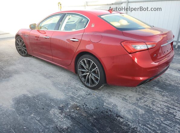 ZAM57YSL2K1336152 2019 MASERATI GHIBLI Red Rear left