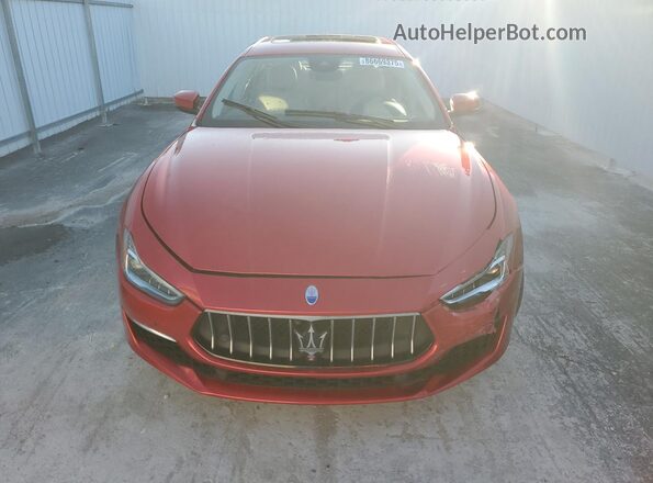 ZAM57YSL2K1336152 2019 MASERATI GHIBLI Red Front view