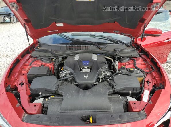 ZAM57YSL2K1336152 2019 MASERATI GHIBLI Red Rear interior view