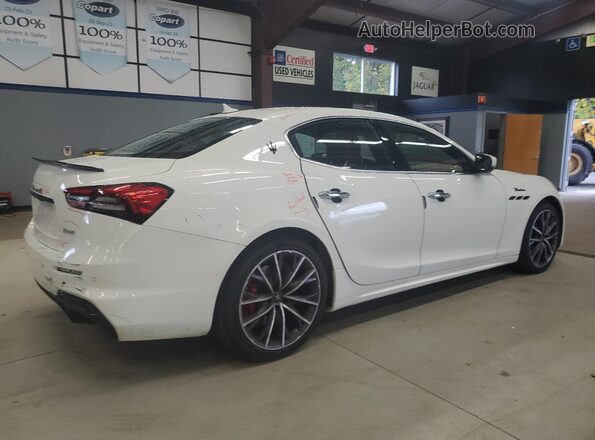 ZAM57YSM2N1385610 2022 MASERATI GHIBLI White Հետևի աջ