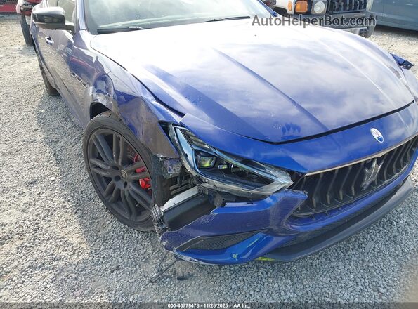 ZAM57YSS1M1362901 2021 MASERATI GHIBLI Blue Vista frontal