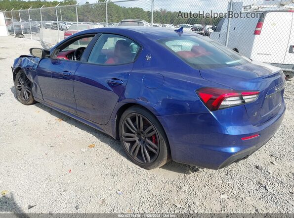 ZAM57YSS1M1362901 2021 MASERATI GHIBLI Blue Trasero izquierdo