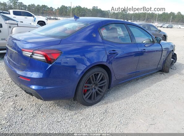 ZAM57YSS1M1362901 2021 MASERATI GHIBLI Blue Trasero derecho