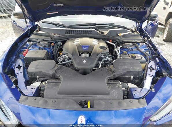 ZAM57YSS1M1362901 2021 MASERATI GHIBLI Blue Vista trasera