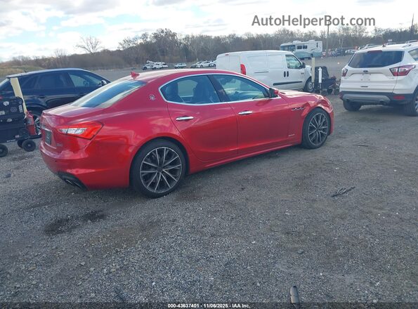 ZAM57YSS3K1336121 2019 MASERATI GHIBLI Красный Задняя правая четверть