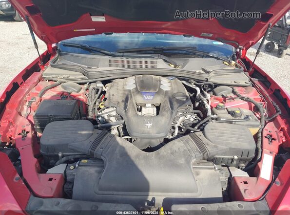 ZAM57YSS3K1336121 2019 MASERATI GHIBLI Красный Вид сзади