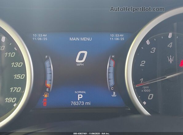 ZAM57YSS3K1336121 2019 MASERATI GHIBLI Красный 