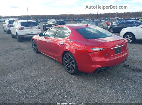 ZAM57YSS3K1336121 2019 MASERATI GHIBLI Красный Задняя левая четверть