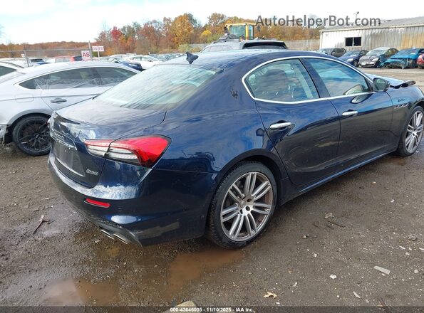 ZAM57YTM9NX399810 2022 MASERATI GHIBLI Blue Trasero derecho