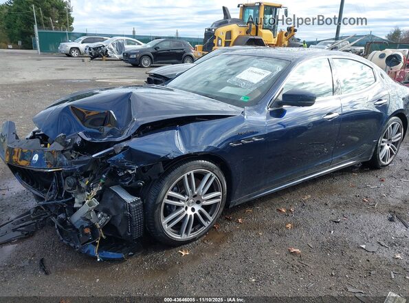 ZAM57YTM9NX399810 2022 MASERATI GHIBLI Blue Vista tres cuartos delantera izquierda