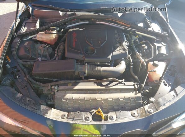 ZARFAECN0H7528237 2017 ALFA ROMEO GIULIA Black Հետևի տեսք