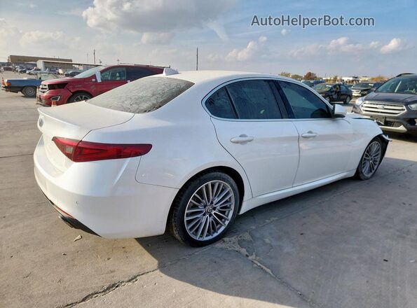 ZARFAECN1H7551994 2017 ALFA ROMEO GIULIA Белый Задняя правая четверть