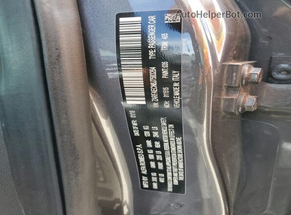ZARFAECN6J7583264 2018 ALFA ROMEO GIULIA Gray Vista del compartimento del motor
