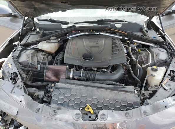 ZARFAECN6J7583264 2018 ALFA ROMEO GIULIA Gray Vista interior trasera