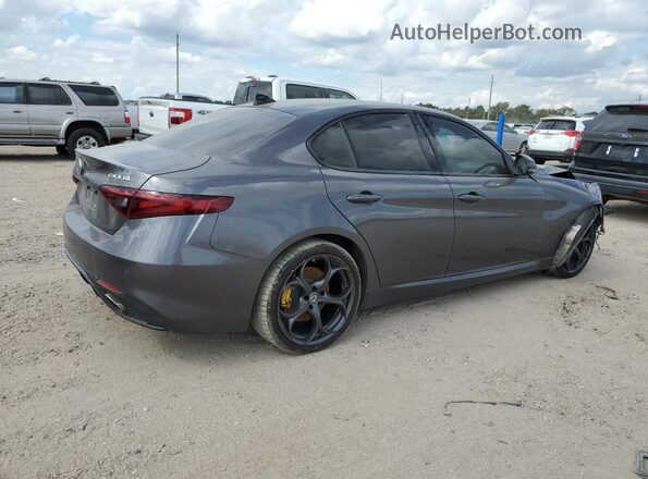 ZARFAECN6J7583264 2018 ALFA ROMEO GIULIA Gray Trasero derecho