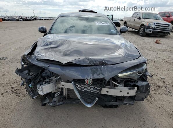 ZARFAECN6J7583264 2018 ALFA ROMEO GIULIA Gray Vista frontal