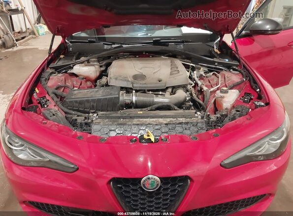 ZARFAMAN8L7631119 2020 ALFA ROMEO GIULIA Red Vista trasera
