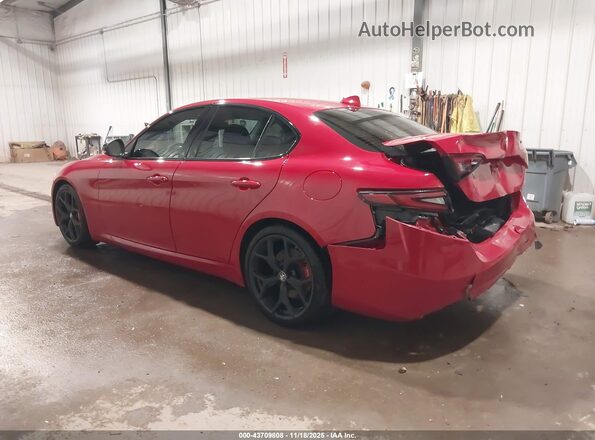 ZARFAMAN8L7631119 2020 ALFA ROMEO GIULIA Red Trasero izquierdo