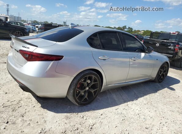 ZARFAMAN8L7635798 2020 ALFA ROMEO GIULIA Silver Rear right