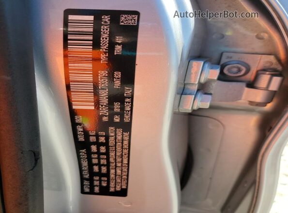 ZARFAMAN8L7635798 2020 ALFA ROMEO GIULIA Silver Engine compartment view