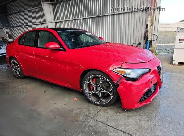 ZARFAMBN3L7639319 2020 ALFA ROMEO GIULIA Red Առջևի աջ