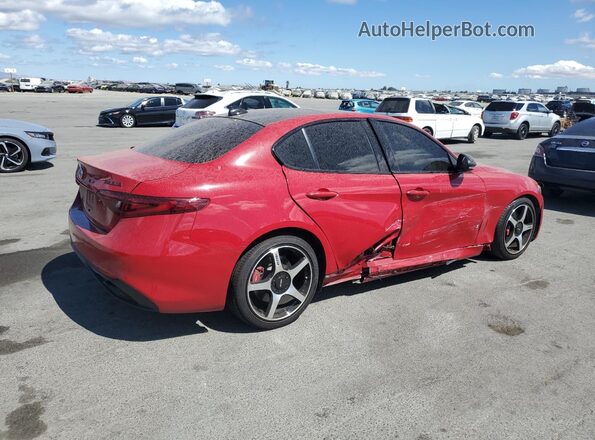 ZARFAMBN3M7639936 2021 ALFA ROMEO GIULIA Красный Задняя правая четверть