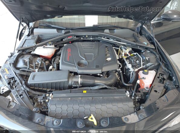 ZARFAMBN6P7673941 2023 ALFA ROMEO GIULIA Black Widok z tyłu