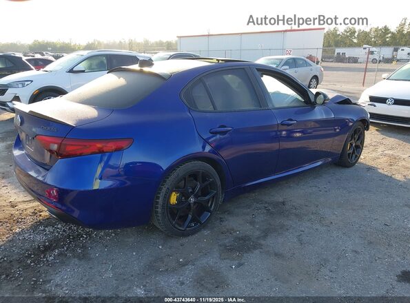 ZARFAMBN8M7645747 2021 ALFA ROMEO GIULIA Blue Հետևի աջ