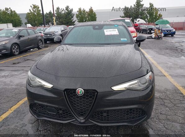 ZARFAMBN8N7663554 2022 ALFA ROMEO GIULIA Черный Вид спереди