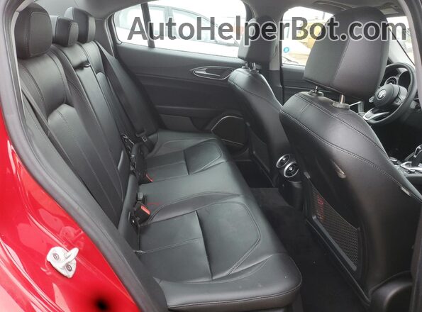 ZARFANAN7L7633692 2020 ALFA ROMEO GIULIA Red Հետևի նստատեղերի տեսք