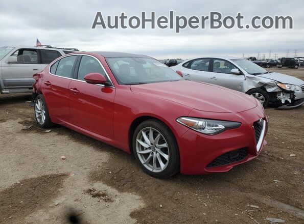 ZARFANAN7L7633692 2020 ALFA ROMEO GIULIA Red Առջևի աջ