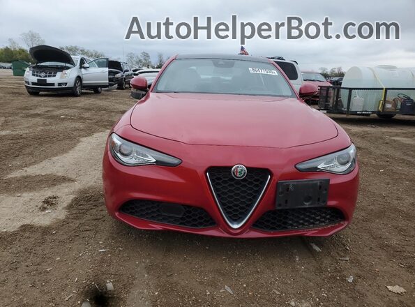ZARFANAN7L7633692 2020 ALFA ROMEO GIULIA Red Դիմացի տեսք