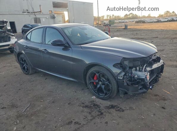 ZARFANBN5M7648546 2021 ALFA ROMEO GIULIA Gray Front right