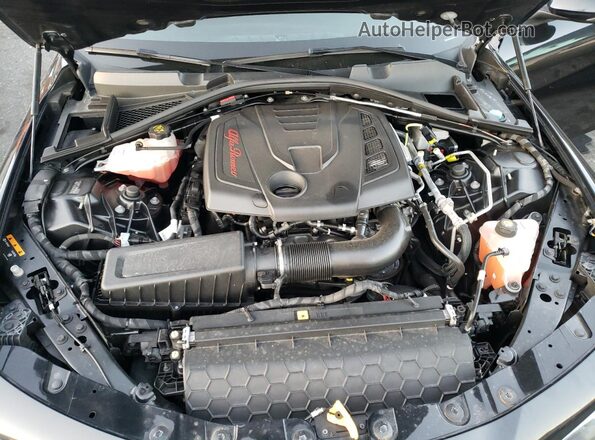 ZARFANBN6N7655457 2022 ALFA ROMEO GIULIA Черный Вид задней части салона