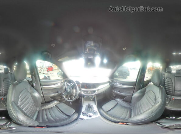 ZASFAKNN3J7B82302 2018 ALFA ROMEO STELVIO Charcoal 360 interior view