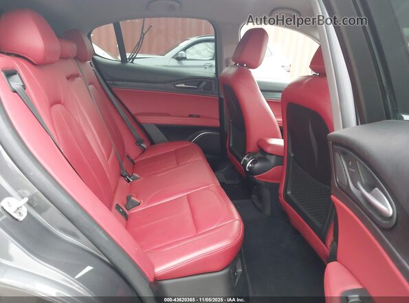 ZASPAJAN0L7C92375 2020 ALFA ROMEO STELVIO Gray VIN კოდის სტიკერის ხედი
