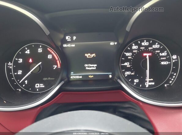 ZASPAJAN0L7C92375 2020 ALFA ROMEO STELVIO Gray უკანა სავარძლების ხედი