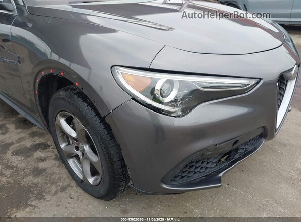 ZASPAJAN0L7C92375 2020 ALFA ROMEO STELVIO Gray წინა ხედი