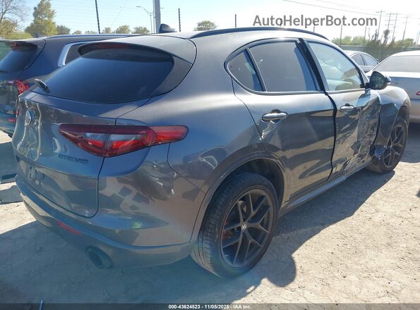ZASPAJAN2L7C73200 2020 ALFA ROMEO STELVIO Gray Задня права чверть