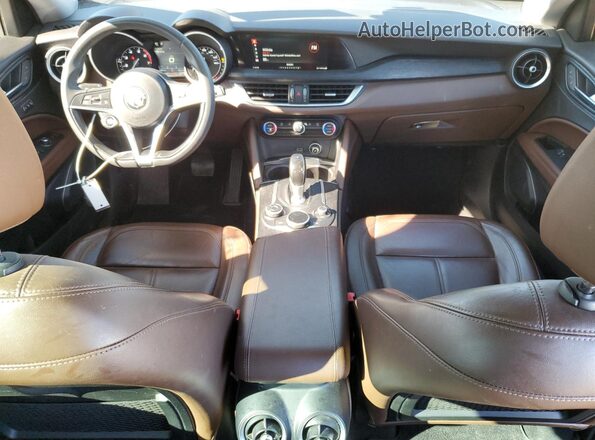 ZASPAJAN4K7C71737 2019 ALFA ROMEO STELVIO Коричневый Вид панели приборов