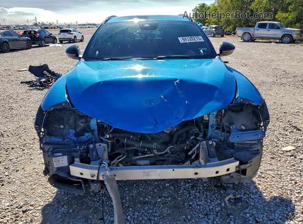 ZASPAJAN8L7C75615 2020 ALFA ROMEO STELVIO Blue Դիմացի տեսք