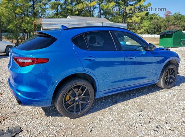 ZASPAJAN8L7C75615 2020 ALFA ROMEO STELVIO Blue Հետևի աջ