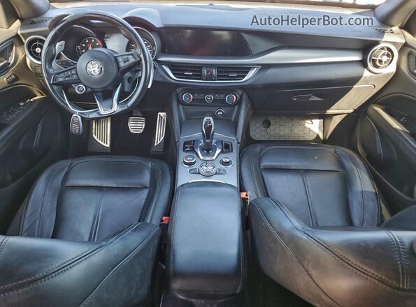ZASPAJAN8L7C75615 2020 ALFA ROMEO STELVIO Blue Առջևի վահանակի տեսք