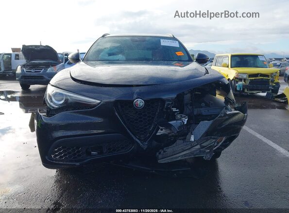 ZASPAJAN9L7C95405 2020 ALFA ROMEO STELVIO Black Widok zestawu wskaźników