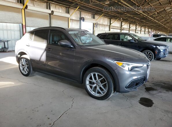 ZASPAJANXK7C38905 2019 ALFA ROMEO STELVIO Gray Передня права чверть
