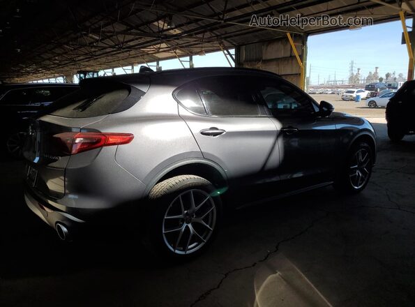 ZASPAJANXK7C38905 2019 ALFA ROMEO STELVIO Gray Задня права чверть