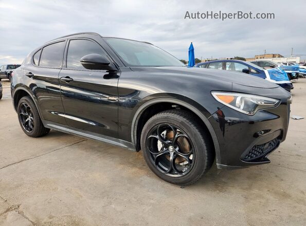 ZASPAKAN1M7D09692 2021 ALFA ROMEO STELVIO Black Front right