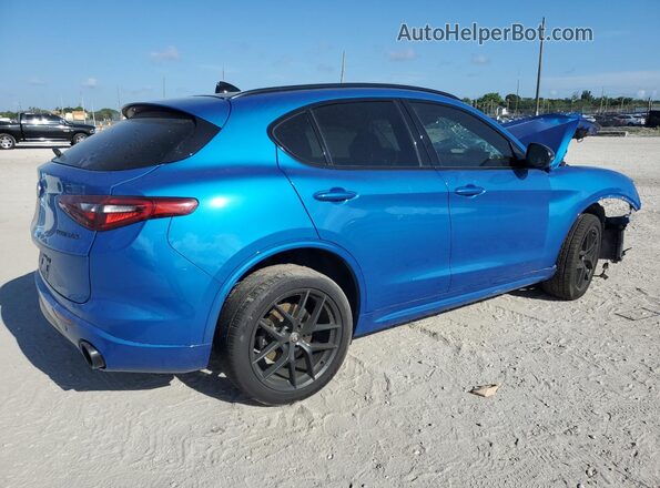 ZASPAKAN3L7C76581 2020 ALFA ROMEO STELVIO Blue Rear right