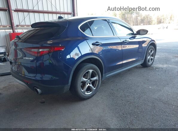 ZASPAKAN5L7C84682 2020 ALFA ROMEO STELVIO Blue Trasero derecho